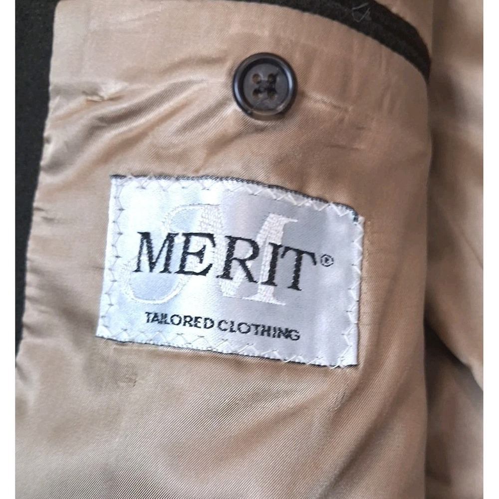 Merit Blazer Brown Camel Hair  Mens 42R - Picture 4 of 8